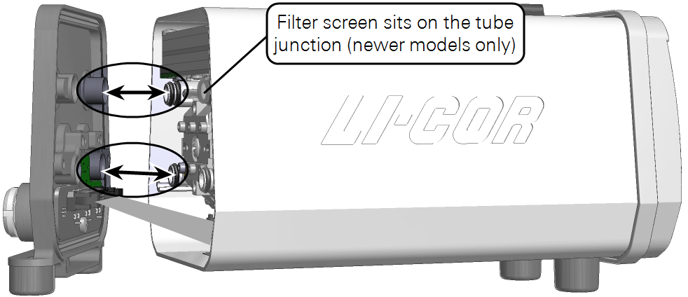 Carefully align the bulkhead tubing and ducts.