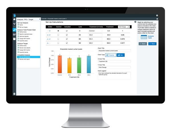 Empiria Studio Software Calculations Screen