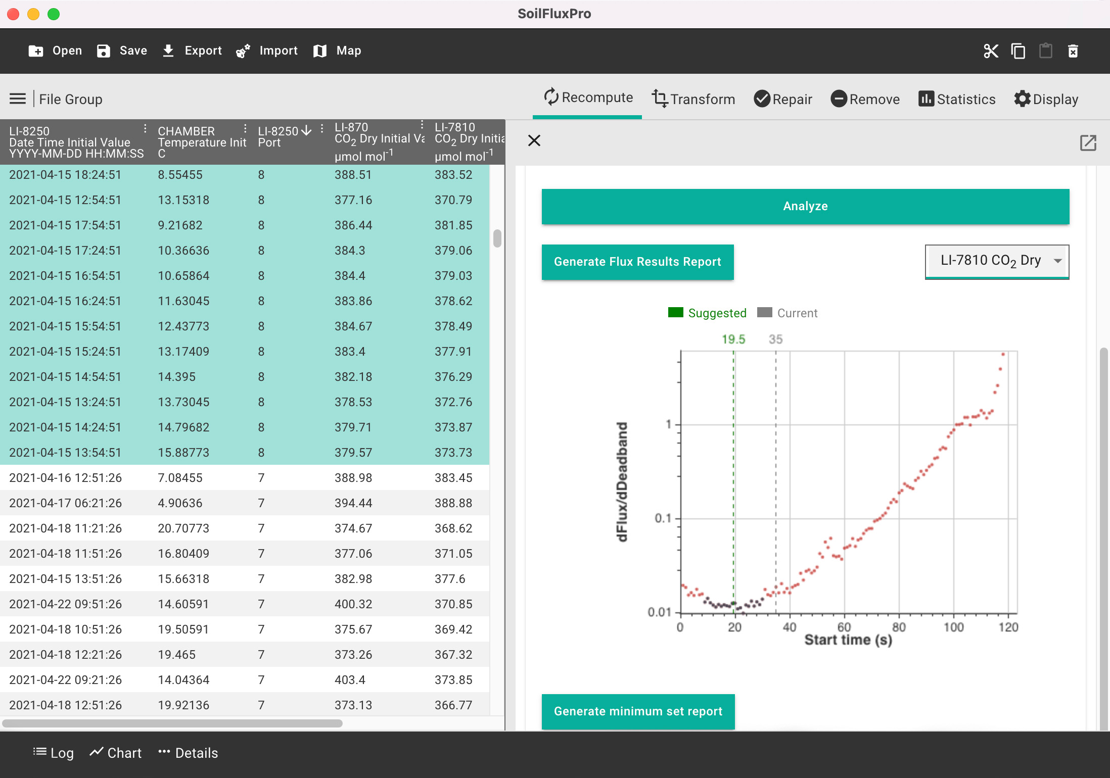 SoilFluxPro Screenshot