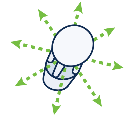 omnidirectional sampling icon